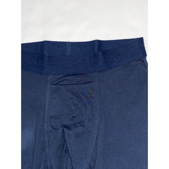 TOMMY JOHN BOXER BRIEF 8" COTTON BASICS SIZE S NAVY BLUE - Picture 3 of 4